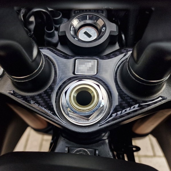 Aufkleber 3D Motorrad Kompatibel Mit Honda NT 1100 2025-2026 FüHrungsplatte-image