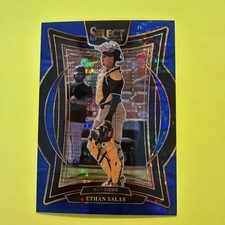 2025 Panini Select 7/99 Blue Pulsar Prizm Ethan Salas Concourse Level