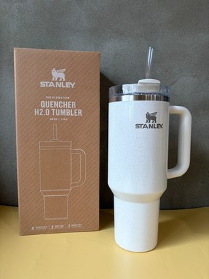 Stanley Quencher H2.0 Flowstate Tumbler 1.18L/40oz Pearl White