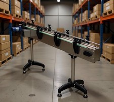 Floor-type 73.6x3.9 Chain Plate Conveyor Smal...