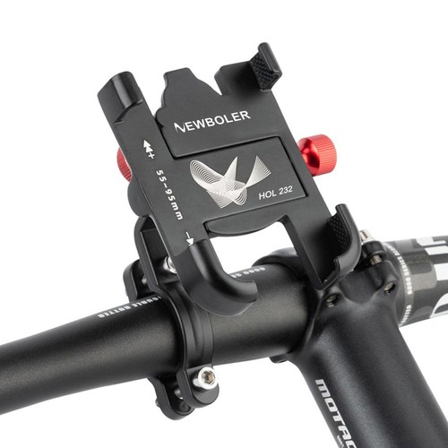 NEWBOLER 360° Bike Phone Mount – Aluminum Non-Slip Holder for MTB & Cycling - Picture 16 of 27