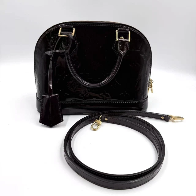 10.23 039 Louis Vuitton Monogram Vernis Alma BB Shoulder Bag