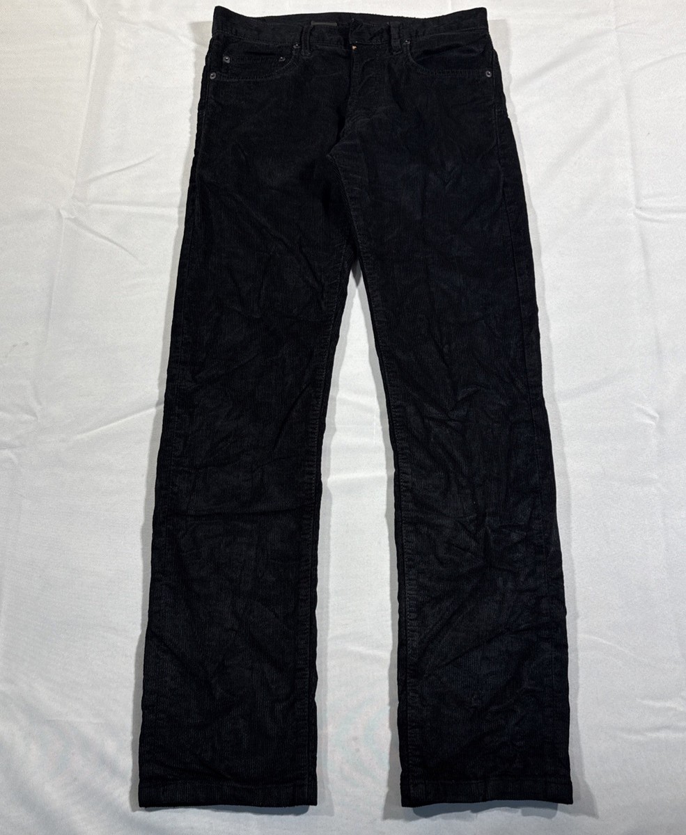 Dior Homme 2004 Hedi Slimane Corduroy Pants Skinny Black 28 | eBay