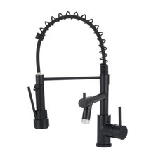 LED Pull Out Kitchen Taps Stainless Steel Kitchen Sink Tap With 360° Swivel UK