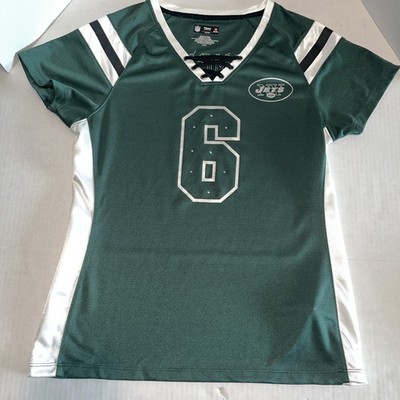 New York Jets Mark Sanchez Women's Large Sexy Glitter Jersey