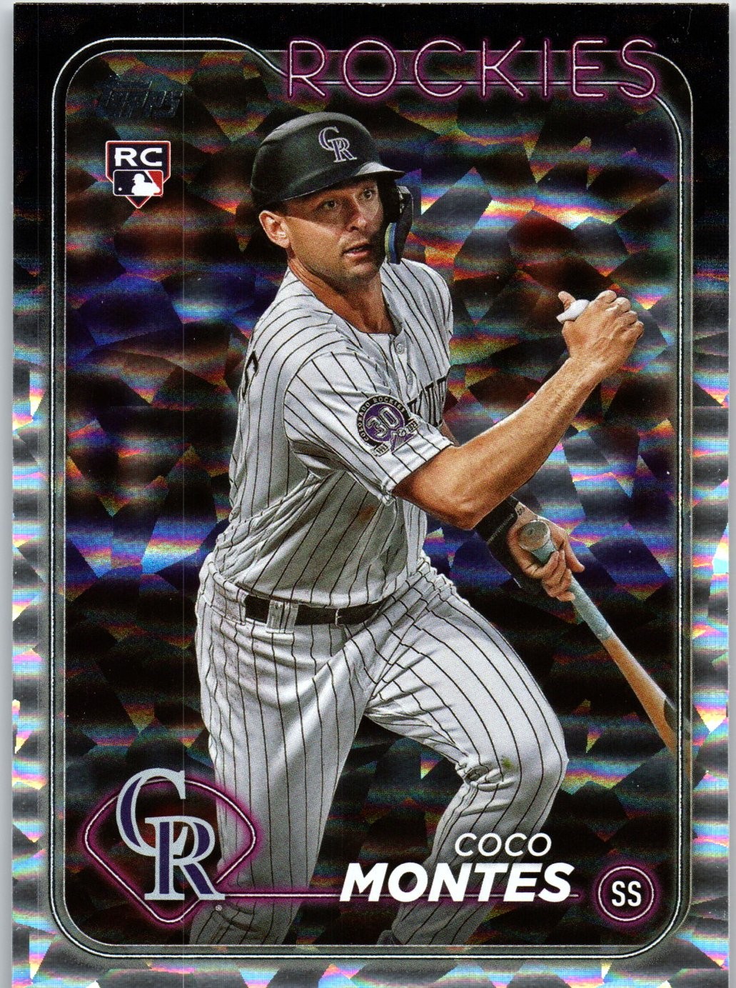 Coco Montes 2024 Topps - Silver Crackle Foil 92