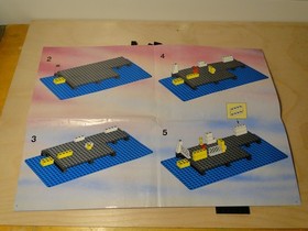 Lego 6267 Pirates I Lagoon Lock-Up Instructions Parts Pieces Only
