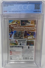 CGC Graded Super Mario Odyssey NEW Switch (1021571007, 9.8 A++)