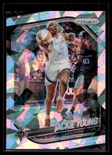Jackie Young 2025 Panini Prizm WNBA Ice Prizm Card #23