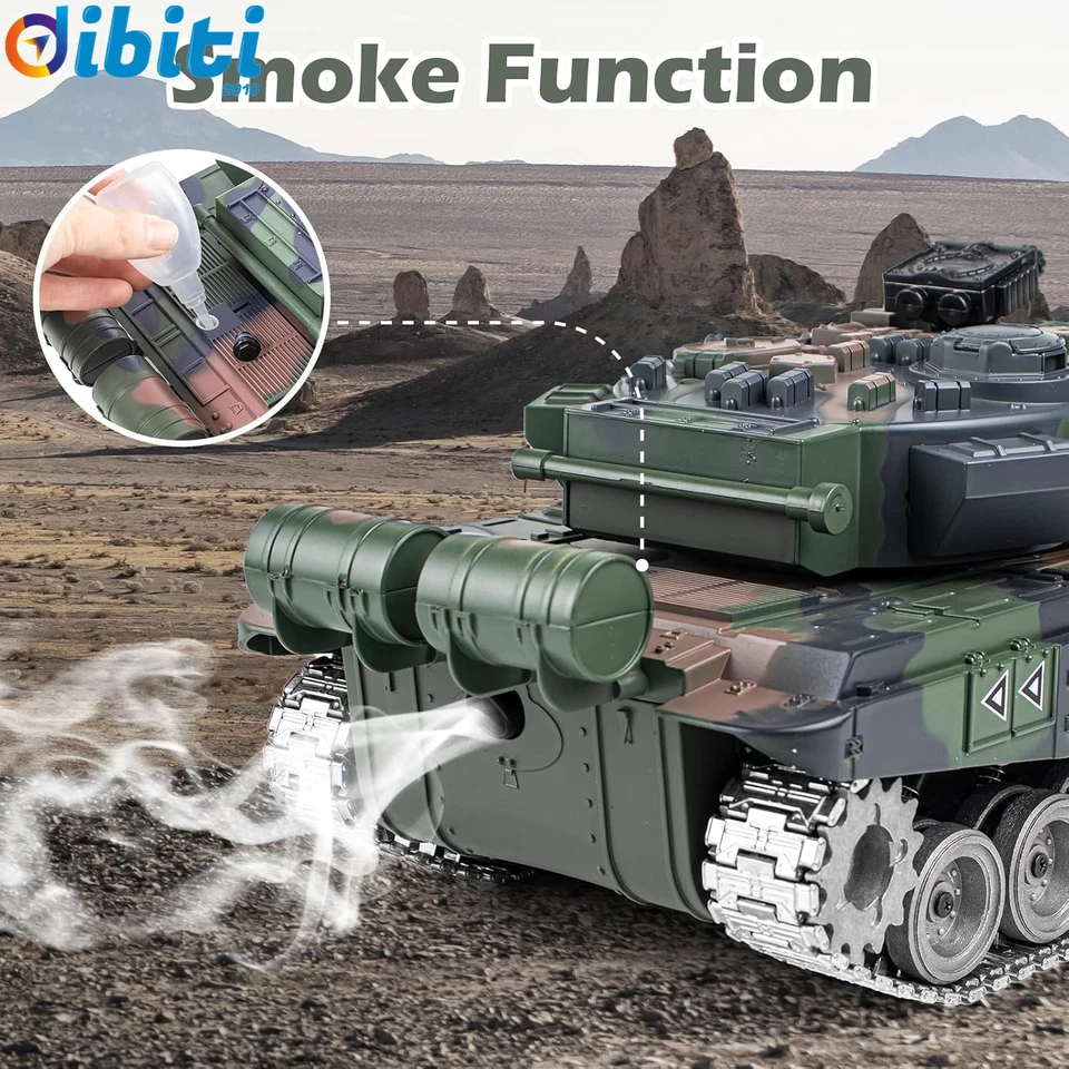 Carro Armato Telecomandato Russia T90, 1/18 Modello Di Carro Armato, 2.4Ghz Tele - Immagine 3 di 4