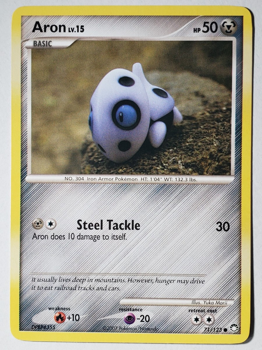 Aron 71/123 NM - Yuka Morii Clay Art - Mysterious Treasures