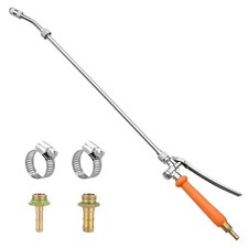 Garden Spray Lance Long Reach Sprayer Gun Plant Watering Wand Kit