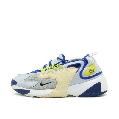 Nike Herren Air Zoom 2000 Schuh Blau/Weiß/Gelb/Beige Farbe Sneaker EU 44