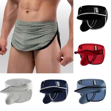 Fashion Men Underwear Thongs Pouch Shorts Soft Thong Trunks Underpants