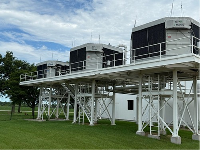 #ad 450 Ton Marley Quadraflow Model 23221 Industrial Cooling Tower $16500.00