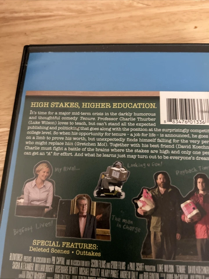 Tenure (Bluray, 2009) Luke Wilson  - Authentic US Release - Image 4 of 4