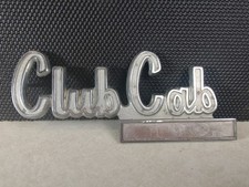 Vintage Dodge Club Cab 100 Emblem Script Nameplate Logo Advertising Oem 3731048 Vintage Dodge Club Cab 100 Emblem Script Nameplate Logo Advertising Oem 3731048