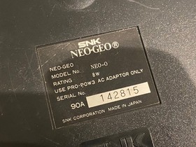 Original NeoGeo Game Console - Console Only - Retro Gaming Video Games