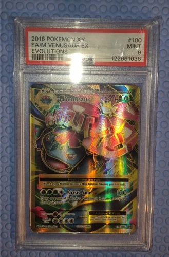 Pokemon TCG XY Evolutions M Venusaur ex 100/108 PSA 9