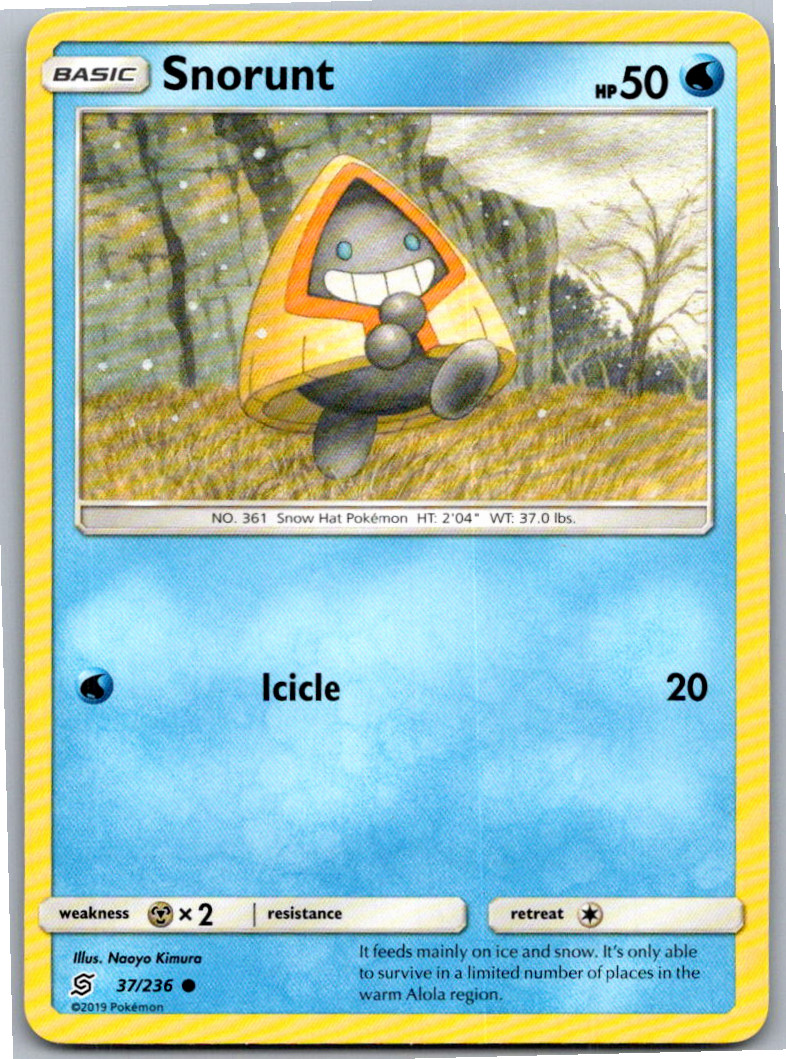 Snorunt Common SM - Unified Minds 37/236 NM