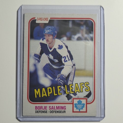 Borje Salming #307 1981 O-Pee-Chee card
