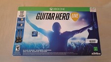 Xbox ONE Guitar Hero Live 2 Guitars 2 Dongles 2 Straps, Game, OPEN BOX
