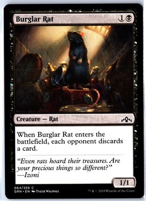MAGIC TG: Guilds of Ravnica #64 Burglar Rat- Common.M2A