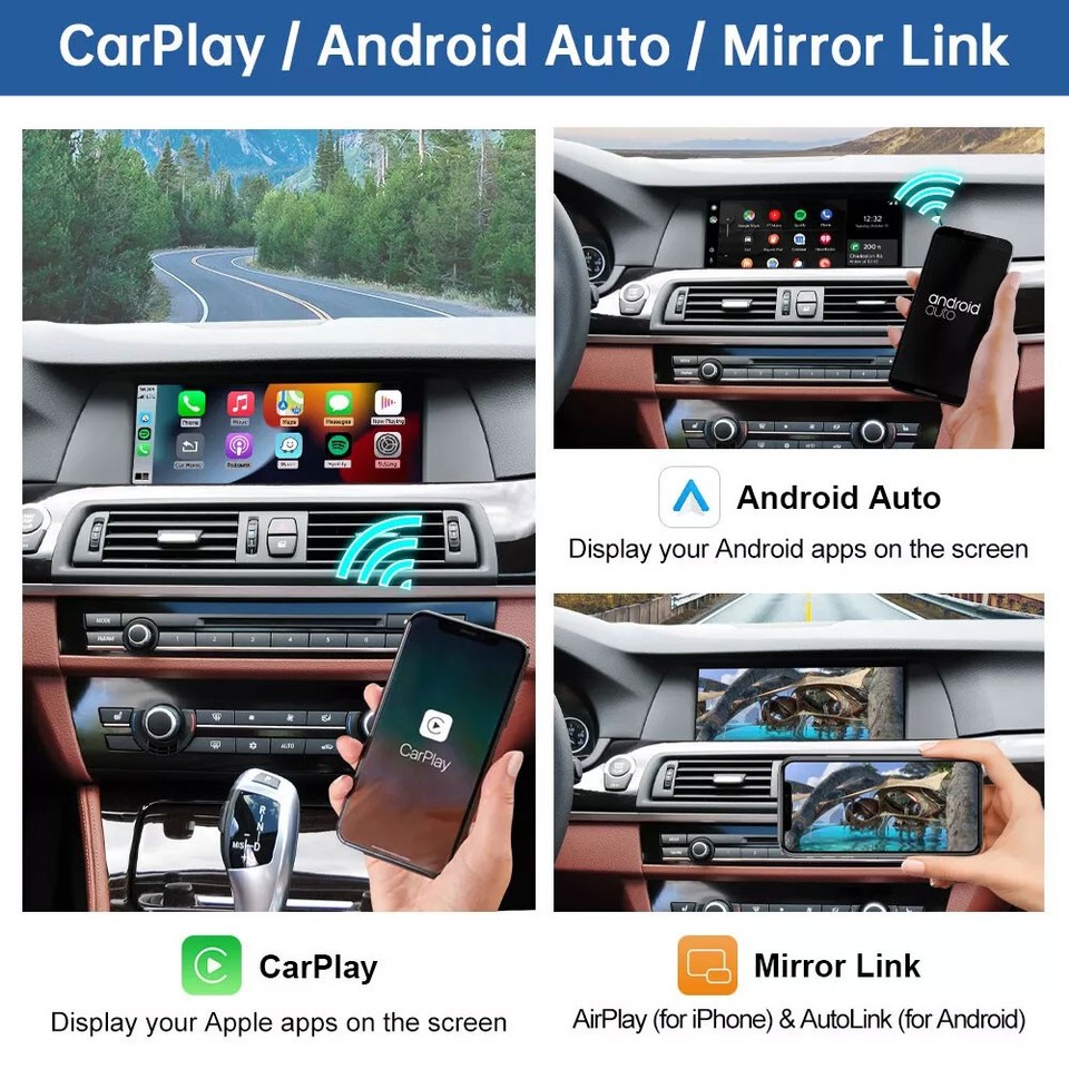Für Mini R55 R56 R57 R58 R59 R60 R61 CIC Wireless CarPlay Android Auto ...