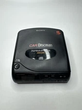 Sony Discman D-802k Portable Compact Car CD Player Black /w AUX Output Untested