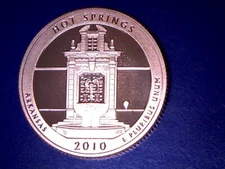 2010 S 25C Proof HOT SPRINGS (ARKANSAS) ATB Quarter **FREE SHIPPING**