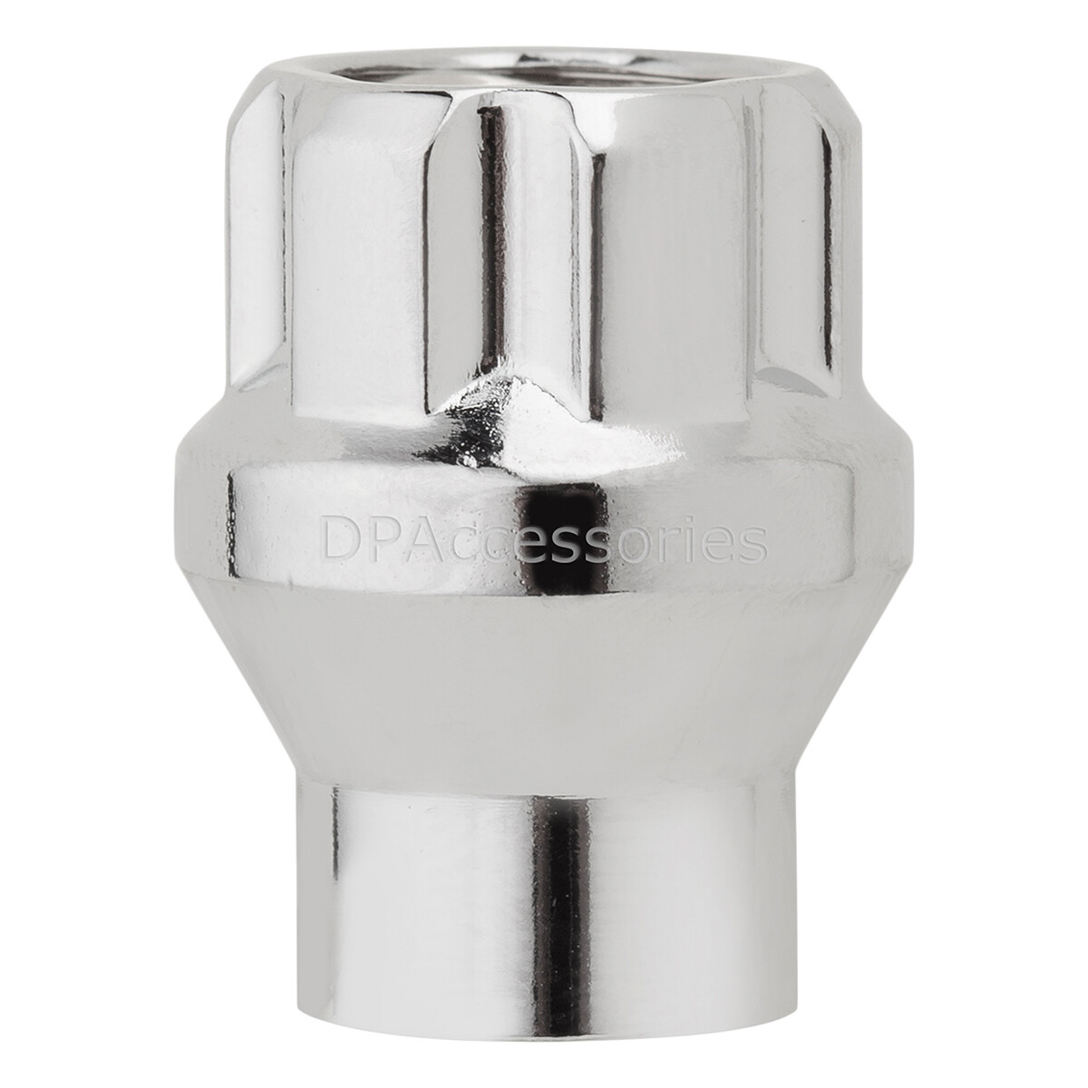 24 Chrome 14x1.5 Open End Duplex ET Spline Tuner Lug Nuts for