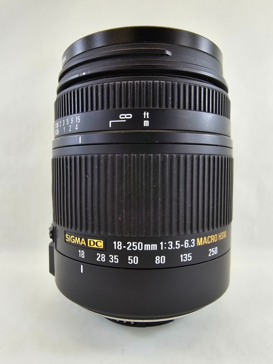 美品　シグマ　SIGMA　DC 18-250 3.5-6.3 MACRO HSM Sigma Zoom DC 18-250mm f/3.5-6.3 Macro HSM Lens for Nikon | eBay