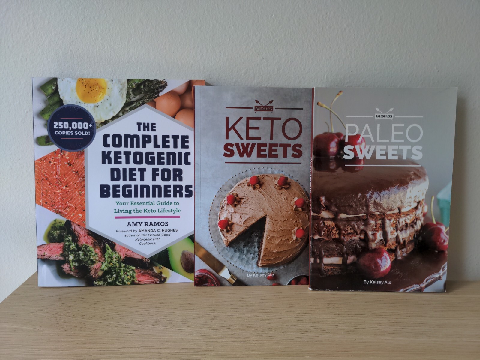 Ketogenic Diet Cookbook Recipe Lot KETO PALEO Sweets Kelsey Ale
