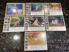 (7) IQ Assembling Products Series Wooden Models Dinosaurs Mantis Human Skeleton