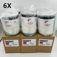 6PCS Fleetguard FS19915 L9915F Fuel Filter Cummins with Water Separator Elemax