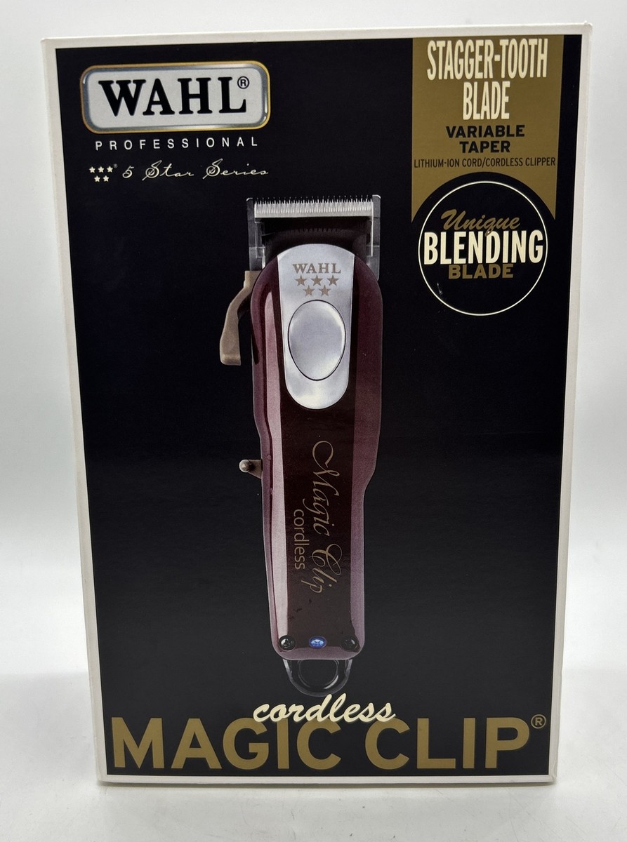 WAHL cordless Magic Clip バリカン Wahl Cordless Magic Clip Clipper + BaByliss Gold Skeleton