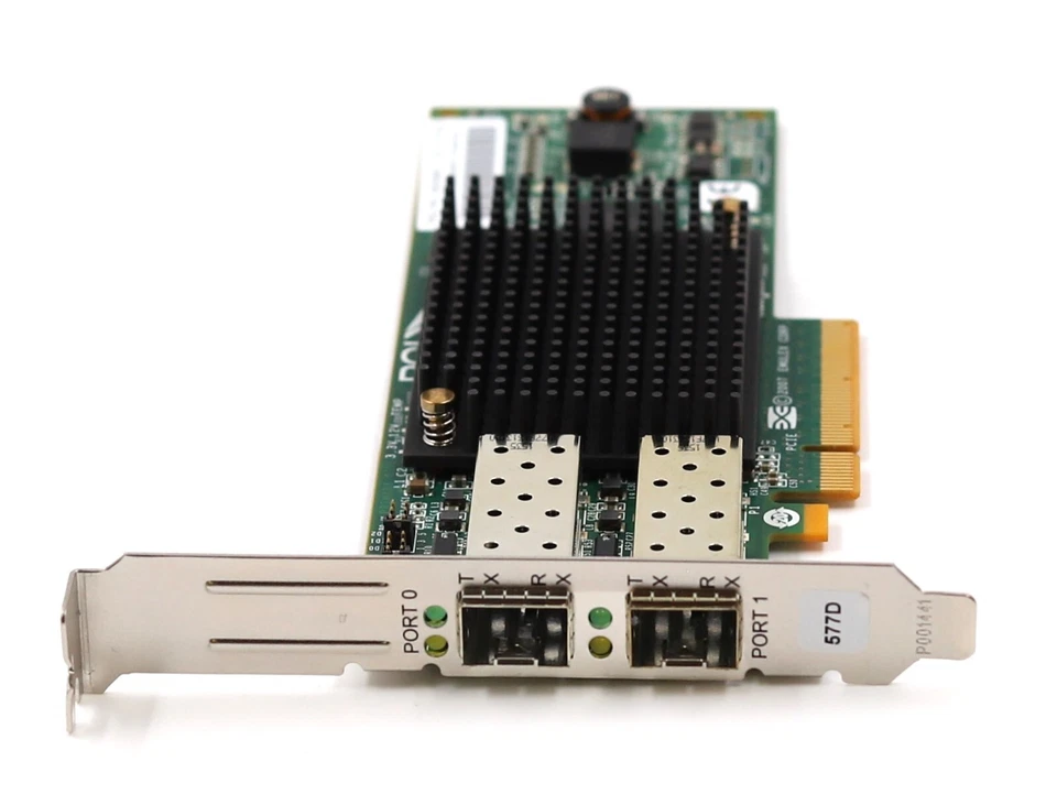 IBM LPE12002 Dual-Port 8GbE SFP PCIe Network Adapter FRU P/N: 00E0806 Tested - Image 3 of 4