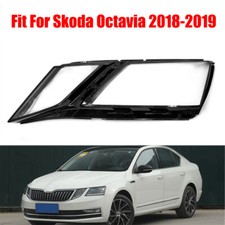 Headlight Headlamp Clear Lens Left Cover Foreign Edition For Skoda Octavia 18-19