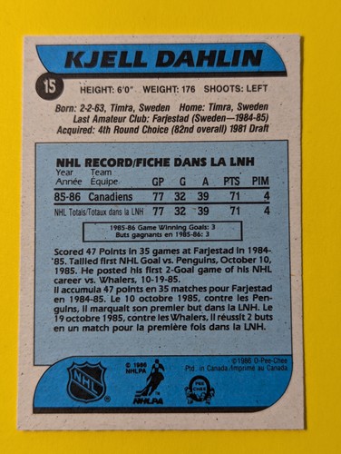 1986-87 O-Pee-Chee NHL Hockey Cards OPC U-Pick 1 - 126 Complete your Set. - Picture 57 of 371