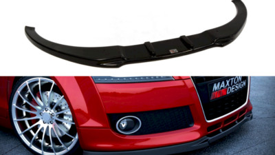 For Audi Tt Mk2 Standard Bumper Front Diffuser Diffusor Maxton Design Gloss