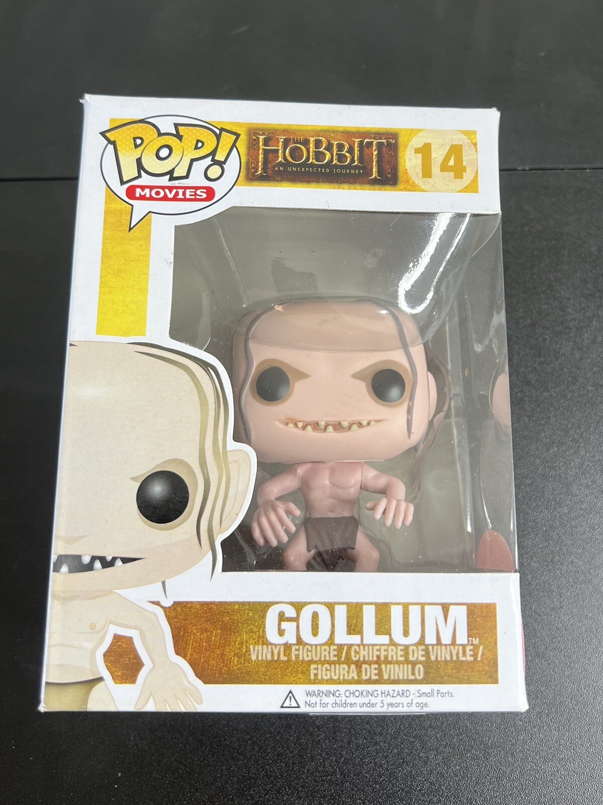 Funko Pop! &Quot;Gollum&Quot; #14 Funko Movies Hobbit Unexpected Journey Damage Box Rare