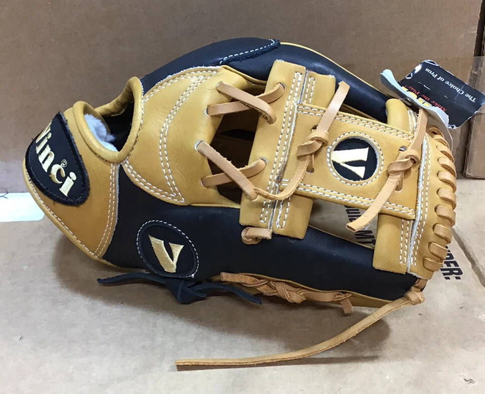Guantes Vinci Personalizados Cuero CP 11.5 Pulgadas JV21 Mano Derecha Guante de Béisbol Tostado D23 Foto 4 de 4