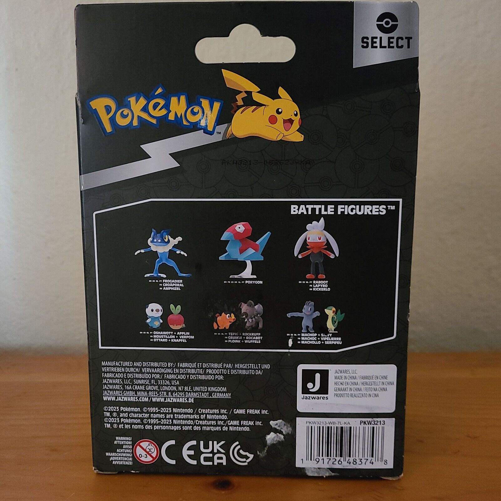 Boneco Pokemon Toxel E Toxizap Evolução Multipack Sunny