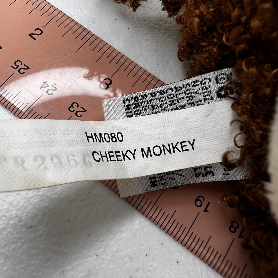 Ganz Webkinz Cheeky Monkey Plush Curly Brown Stuffed Animal Toy 8 Inch HM080 - Image 4 of 4