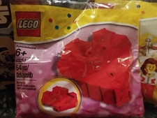 NEW Lego Valentines Heart Box 40051 Valentines Day 2013 Retired NEW IN POLYBAG