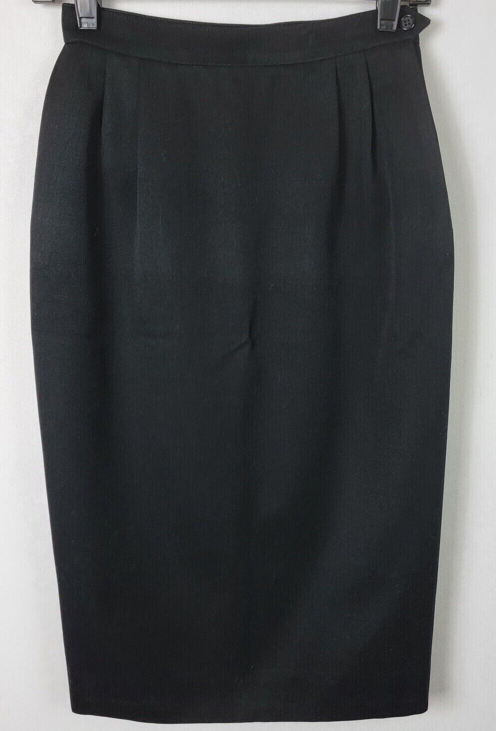 Austin Reed Black Pencil Skirt Women's 2 Knee Len… - image 1