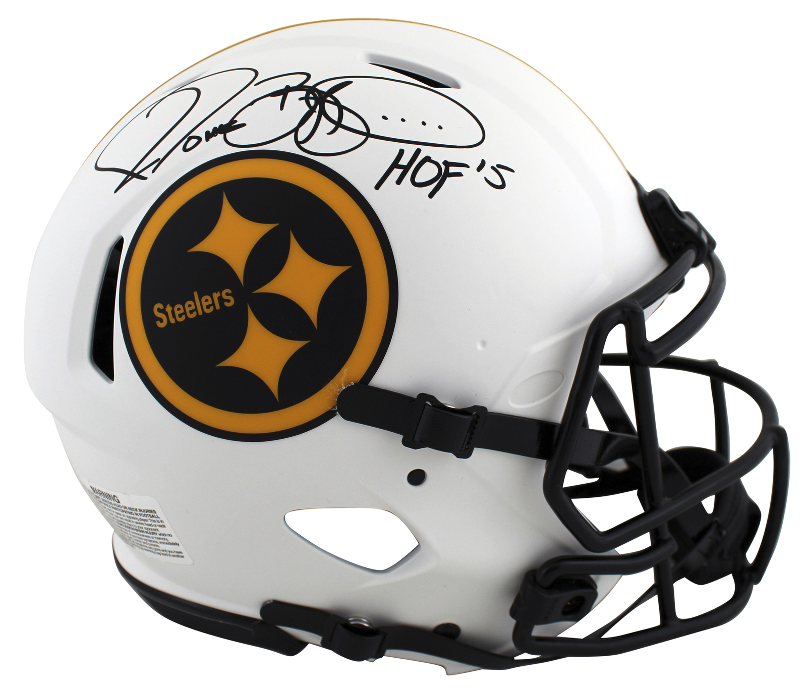 Jerome Bettis Autographed Signed Steelers "HOF 15" Lunar F/S Speed Proline Helmet Beckett Wit 