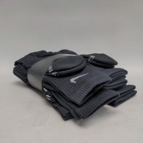 Nike Everyday Plus Cushion Crew Socks Black 6 Pack Size 8-12 Mens NEW SX6897-010 888408260925 | eBay