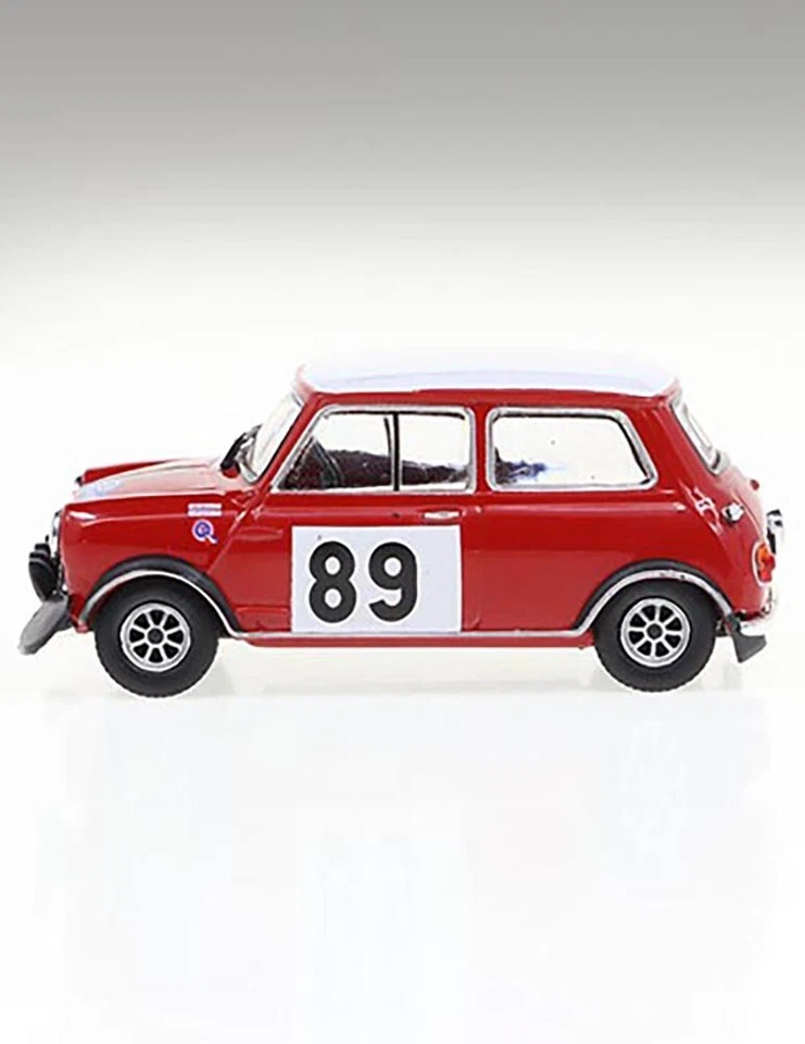 BMC Mini Cooper S 1967 Hopkirk-Crellin Rare WRC Rally Diecast Car 1:43+Magazine - Image 2 of 3