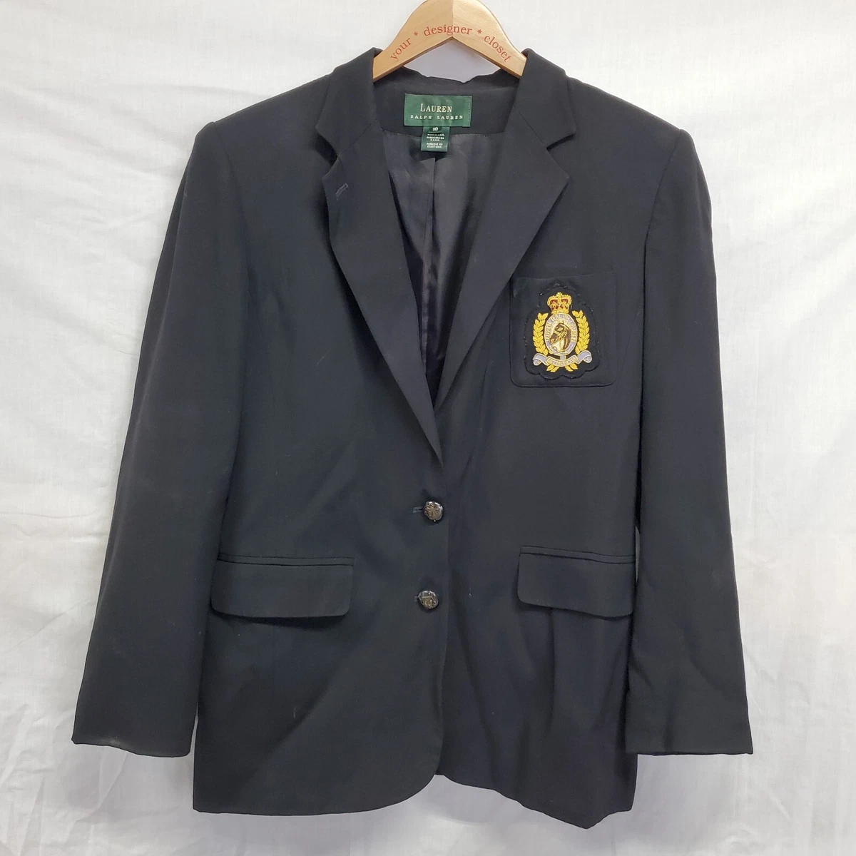 Ralph lauren best sale crest blazer